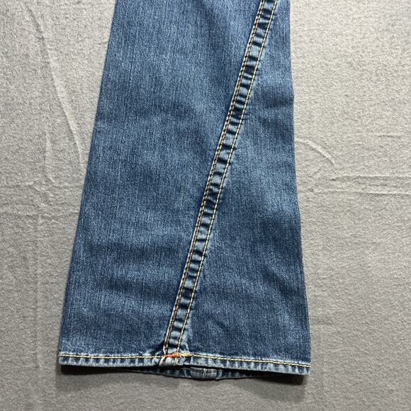 True Religion Rainbow Joey Flare Jeans Womens Size 28 - Picture 8 of 15